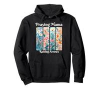 Flèches en Train de Prier avec Inscription « Praying Mama » Sweat à Capuche