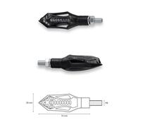 Fleches Led TAAC Lumiere De Position Arriere Et Stop Avec Lentille Fume