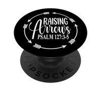 Flèches levantes | T-Shirt chrétien | T-Shirt Faith | T-Shirt Verset biblique PopSockets PopGrip Adhésif