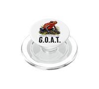 Fléchette Fraise Poison Grenouille chèvre Art amphibien Vibrant PopSockets PopGrip pour MagSafe