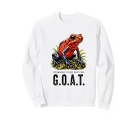 Fléchette Fraise Poison Grenouille chèvre Art amphibien Vibrant Sweatshirt