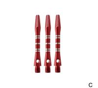 Fléchettes à cinq lignes en alliage d'aluminium, 3 pièces, couleur gravée, fil de 40mm, accessoires métalliques courts