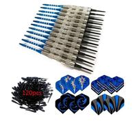 Fléchettes à pointe souple avec pointes supplémentaires, vols pour fléchettes électroniques, jeux de Bar de fête en plein air et en intérieur
