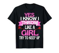 Fléchettes Amusantes pour Filles - Jouez comme Une Fille T-Shirt