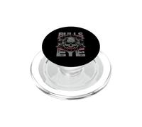 Fléchettes Bulls Eye Crâne Rétro Dart PopSockets PopGrip pour MagSafe