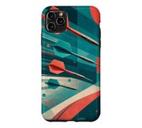 Fléchettes colorées Le Long d'un Chemin de vol géométrique Coque pour iPhone 11 Pro Max