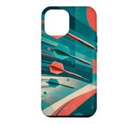 Fléchettes colorées Le Long d'un Chemin de vol géométrique Coque pour iPhone 12 Pro Max