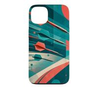 Fléchettes colorées Le Long d'un Chemin de vol géométrique Coque pour iPhone 13