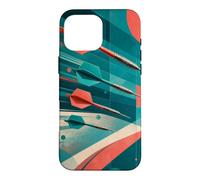 Fléchettes colorées Le Long d'un Chemin de vol géométrique Coque pour iPhone 16 Pro Max