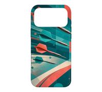 Fléchettes colorées Le Long d'un Chemin de vol géométrique Coque pour iPhone 17 Pro Max