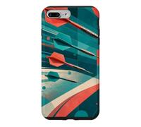 Fléchettes colorées Le Long d'un Chemin de vol géométrique Coque pour iPhone 7 Plus/8 Plus
