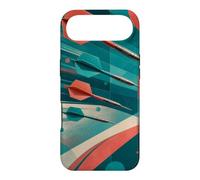 Fléchettes colorées Le Long d'un Chemin de vol géométrique Coque pour iPhone Air