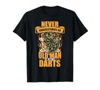 Fléchettes de Jeu de Missiles de Sport pour Vieil Homme T-Shirt