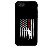 Fléchettes Drapeau américain Vieilli Joueur Patriotique USA Coque pour iPhone SE (2020) / 7/8