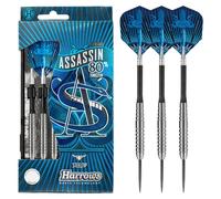 Fléchettes en Acier Assassin 80% - 22g Bleu pour un Tir Précis