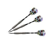 Fléchettes en alliage d'aluminium 19g 1 pièce, poteau en aluminium sculpté, crâne, feuille de fléchettes lourdes pour jeu de sport de fléchettes d'intérieur