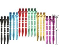 Fléchettes et ailettes en Aluminium Medium Harrows 2BA Jouet à Lancer 6 Couleurs