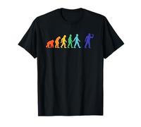 Fléchettes Evolution Silhouette Rainbow Joueur de fléchettes T-Shirt