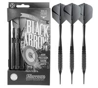 Fléchettes Harrows Black Arrow pointe nylon 16GK