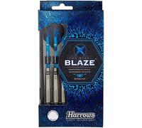 Fléchettes à pointe d'acier Harrows Blaze Bleu G