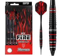 Fléchettes - Harrows - Fire - 18GR - Nylon - Lot de 3 - Rouge