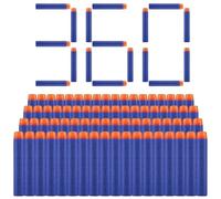 Fléchettes Nerf 360 pièces 7.2cm Mousse Recharge de Fléchettes pour N-Strike Mega Elite Blasters Pistolet Jouet