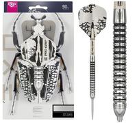 Target Darts Jeu de fléchettes EXO Edition 90% tungstène avec Pointe en Acier - Corps de 22 g SP01 - Jeu de fléchettes à Pointe en Acier, fléchettes Swiss Point avec tiges Pro Grip et ailettes n°6,