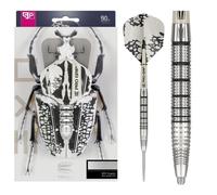 Target Darts Jeu de fléchettes EXO Edition 90% tungstène avec Pointe en Acier - Corps de 24 g SP02 - Fléchettes Swiss Point avec tiges Pro Grip et ailettes n°6, Outil SP Inclus