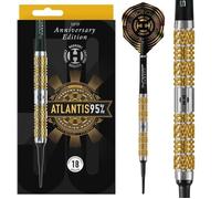 Fléchettes pointe plastique - HARROWS - Atlantis 95% Soft Tip - Tungsten 18G - Intérieur Adulte Mixte