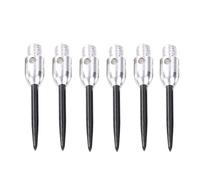 Fléchettes professionnelles remplaçables, fil 2BA, pointe en acier, or, jeu de Club, 6 pièces, livraison directe