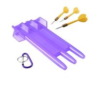 Fléchettes Robustes, Poche de fléchette avec Support de Ceinture, Mur Audacieux Transparent | Sacs de Rangement de fléchettes avec Fermeture de clics, avec des flèches de fléchettes et des Pics de