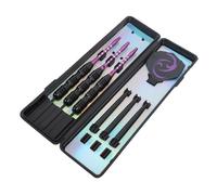 Fléchettes Violettes, Régimes de Fléchettes Personnalisées Set Fléchettes, Ensemble de Fléchettes de Pointe en Métal, Fonctionnement Simple avec Boîte de Stockage pour la Fête