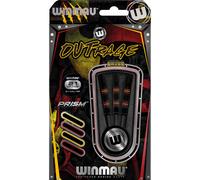 Fléchettes Winmau Outrage en laiton à pointe d'acier