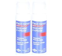 Flect'Expert Baume Chauffant - Soulage tensions musculaires Crème Pour La Peau 2x50 ml