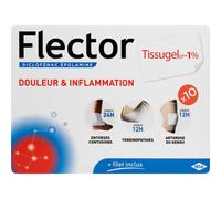 Flector Tissugel EP 1% Douleur Et Inflammation 10 Emplâtres