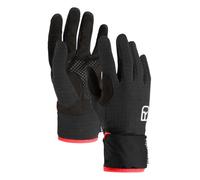 Gants légers pour femmes Ortovox Fleece Grid Cover W M corbeau noir