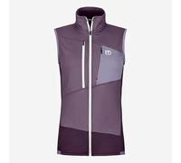 FLEECE GRID VEST W C: dark wild berry S: S