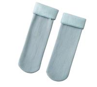 Fleececozy - Ultra Soft Velvet Slim Thermal Socks, Luviess Fleece Cozy Socks for Women Men, Seniors (Blue)