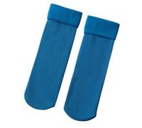 Fleececozy - Ultra Soft Velvet Slim Thermal Socks, Luviess Fleece Cozy Socks for Women Men, Seniors (Dark Blue)