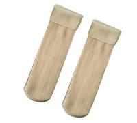 Fleececozy - Ultra Soft Velvet Slim Thermal Socks, Luviess Fleece Cozy Socks for Women Men, Seniors (Khaki)