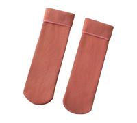 Fleececozy - Ultra Soft Velvet Slim Thermal Socks, Luviess Fleece Cozy Socks for Women Men, Seniors (Leather Red)