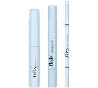 Fleeky Brow Fix, Pomade & Micropen 3 en 1 - Forme parfaite de remplissage et de définition pour des résultats naturels résistants à l'essuyage (marron foncé)