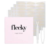 Fleeky Brow Magic Stripes - Bandes pour paupières pour levage sans chirurgie - Bandes de serrage invisibles pour paupières - Autocollant double pour laminage (L)
