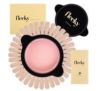 Fleeky Kit de cire chaude au micro-ondes - Kit d'épilation à la cire professionnelle à domicile pour homme et femme - Kit cire dure pour le visage, les sourcils, la peau sensible et la zone bikini
