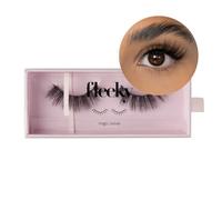 fleeky Magic Lashes - Faux lashes végétaliennes et sans cruauté animale, pour un effet parfait sur les yeux, cils artificiels à coller en cheveux synthétiques (just lashes, héby)