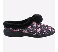 Fleet & Foster Buse Variable Femmes Confortable Doublé Polaire Chaussons Marine