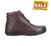 Bottes En Cuir Confort En Mousse À Mémoire Étanches Fleet & Foster Jay Marron