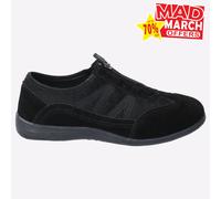 Fleet & Foster Mombassa Femmes Été Décontracté Mémoire Mousse Chaussures Noir