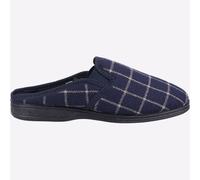 Fleet & Foster Neal Hommes Décontracté Confort à Enfiler Chaussons Mules Marine