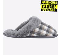 Fleet & Foster Neath Femmes Décontracté à Enfiler Confort Salon Pantoufles Gris